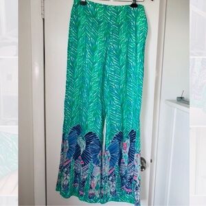 Lily Pulitzer Silk Palazzo Pants Size 6